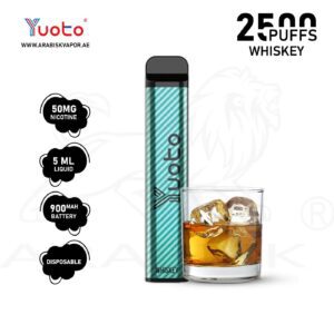 Yuoto 2500 Puff disposable vape UAE