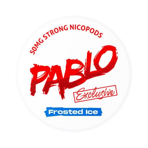 PABLO Nicotine Pouch 50MG can with discreet under-lip pouches in UAE