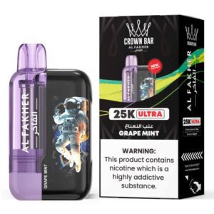 Al Fakher Crown Bar 25000 Puff 50MG disposable vape UAE