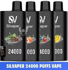 Silvaper 24K Puff 20MG disposable vape UAE