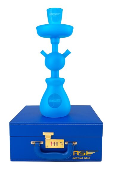 Full Glass Shisha 33cm with Disco Light – Gift Set