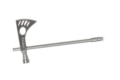 Fully Stainless Steel Medwakh Pipe for Dokha – Asad Smoking Center Ajman & Sharjah