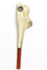Luxury Deer Horn Medwakh handcrafted smoking pipe for dokha UAE