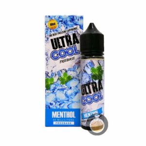 Ultra Cool Juice 25mg and 50mg bottles on white background