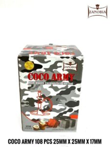 COCO ARMY natural coconut hookah charcoal cubes in UAE