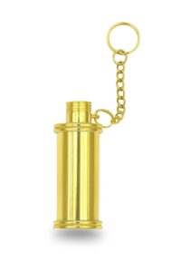 Brass Dokha Bottle 40ml Gold Silver