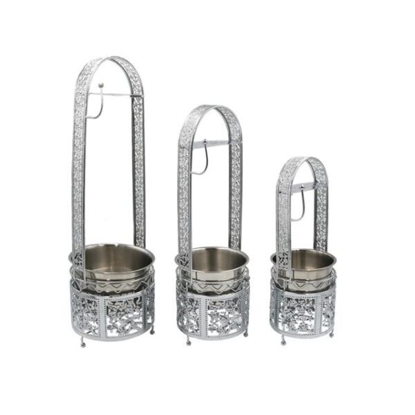 Shisha Charcoal Holder stainless steel basket in large, medium, and small sizes for hookah use