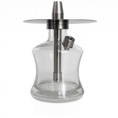 Stainless Steel Mini Shisha Full Set complete portable hookah bundle on white background