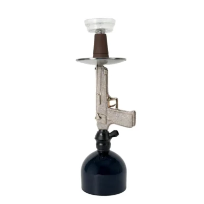 Crystal Gun Shisha Full Set with gun shape and crystal accents