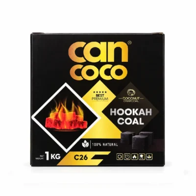 FOFFA Charcoal (75 Pcs) 1kg Natural coco can
