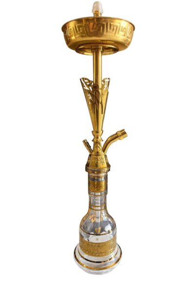 ZAEEM Wings Brass Full Set Shisha with Bag available in Ajman and Sharjah