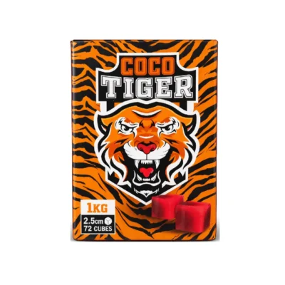 COCO Tiger 1kg Coconut Charcoal Cube Charcoal for Hookah
