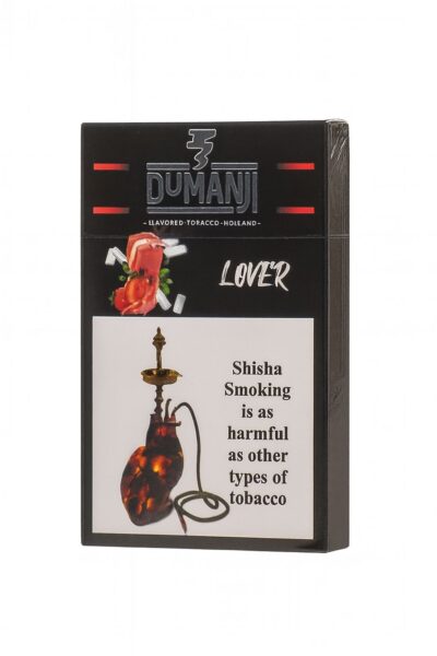 Dumanji Shisha Flavor 50g hookah tobacco pouch on white background