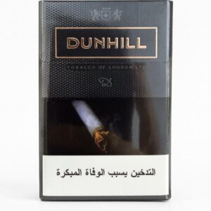 Dunhill Black Cigarettes bold flavor black pack premium tobacco