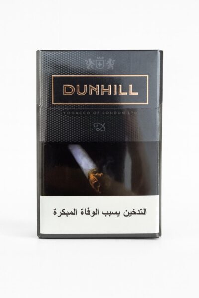 Dunhill Black Cigarettes bold flavor black pack premium tobacco