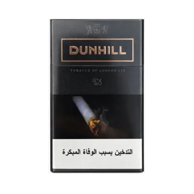 Dunhill Black Cigarettes bold flavor black pack premium tobacco