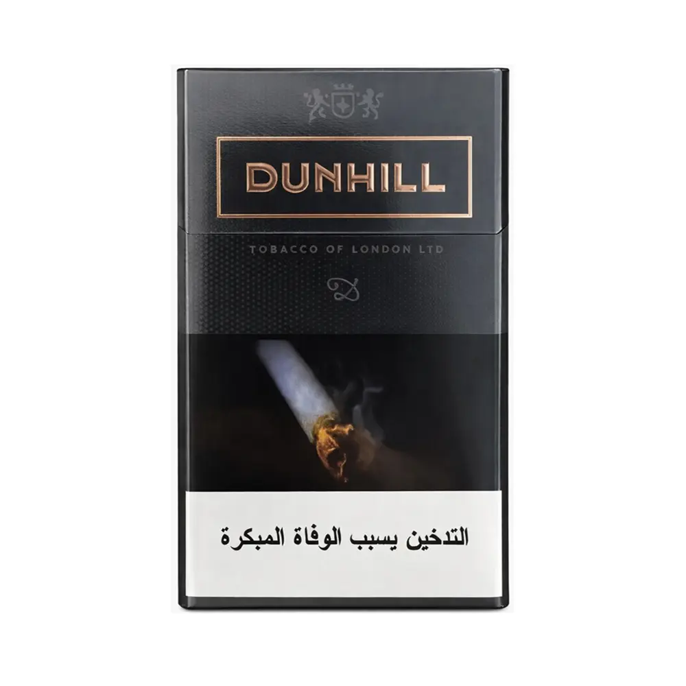 Dunhill Black Cigarettes bold flavor black pack premium tobacco