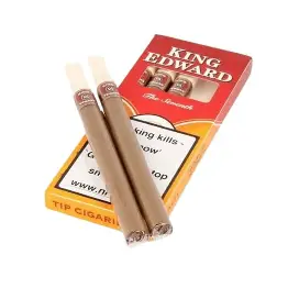 King Edward Tip Cigarillos Cigars Pack of 5