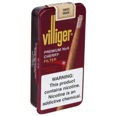 Villiger Premium No.6 Swiss Cigarillo – Sumatra, Cherry, and Honey flavors