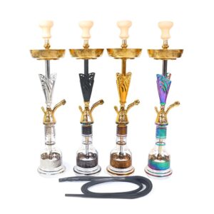 ZAEEM Wings Brass Full Set Shisha with Bag available in Ajman and Sharjah