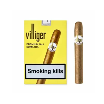 VILLIGER PREMIUM No.1 Sumatra Cigars Pack of 5 – Premium Swiss Cigars in UAE