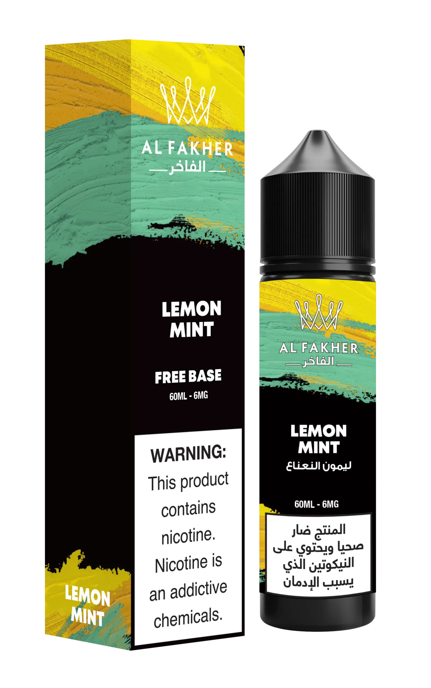 Al Fakher Juice 60ML Nic Salt 3MG E-Liquid bottle with premium vape flavor