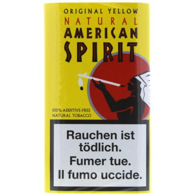 American Spirit Yellow Rolling Tobacco – Smooth Light Natural Tobacco 30g in UAE