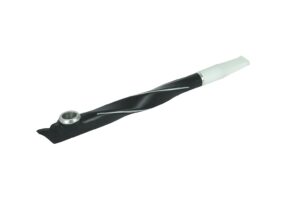 black Spiral Medwakh with carved spiral design and silver bowl