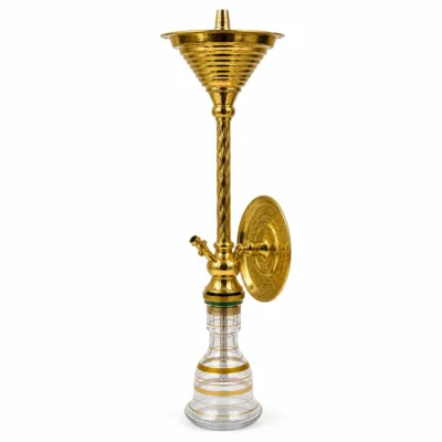 Full Glass Shisha Disco Light 33cm LED Hookah Gift Set UAE