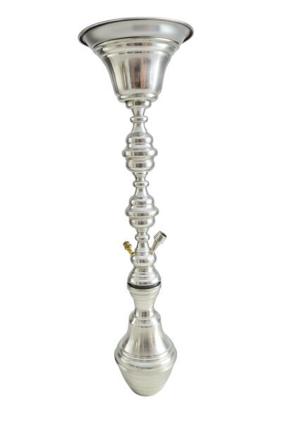 Khalil Mamoon Full Stainless Steel Shisha With All Accessories – premium traditional steel hookah