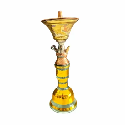 Saad Alkhawanki Brass Full Set Shisha – traditional brass hookah complete kit