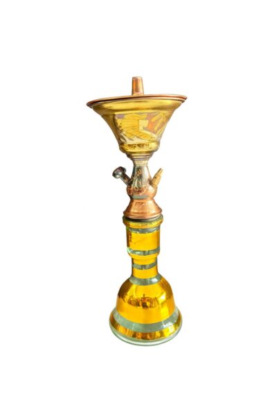 Saad Alkhawanki Brass Full Set Shisha – traditional brass hookah complete kit