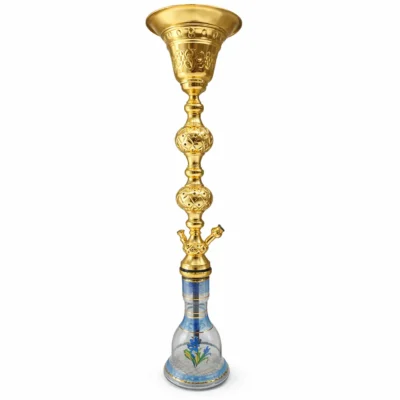 AVANA Royal Gold Tall Hookah traditional 100cm Arabic shisha UAE