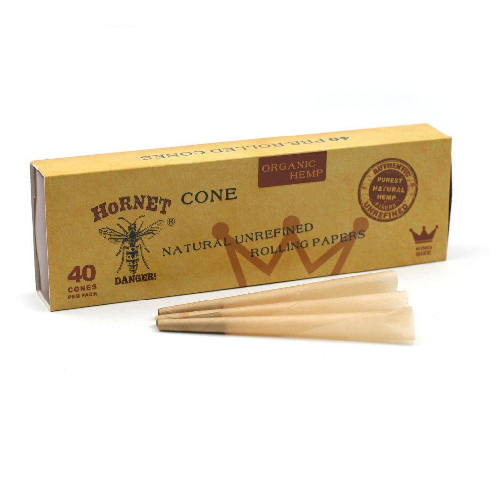 Hornet Natural Unrefined Rolling Papers - Image 2