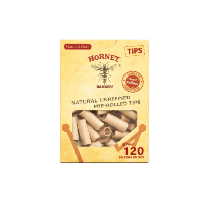 Hornet pre-rolled tips 7mm natural unrefined rolling filters