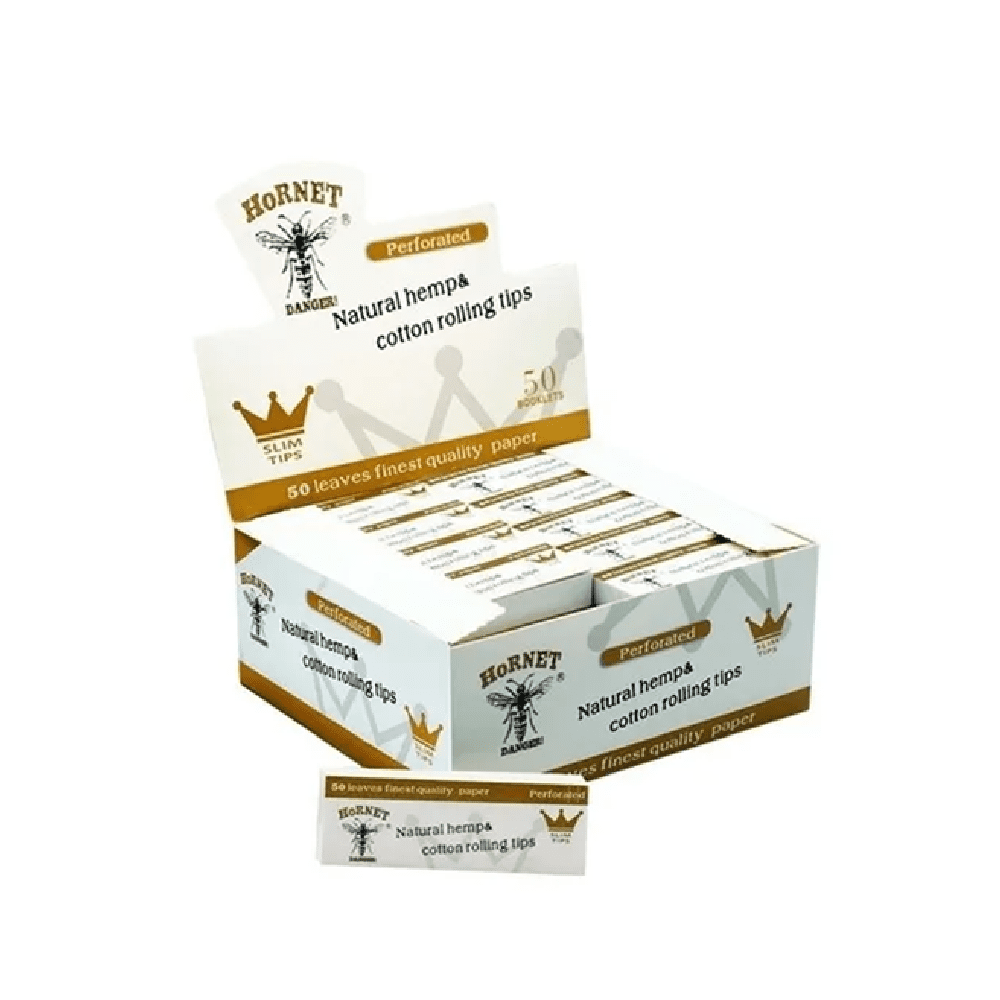 Hornet rolling tips natural hemp cotton paper