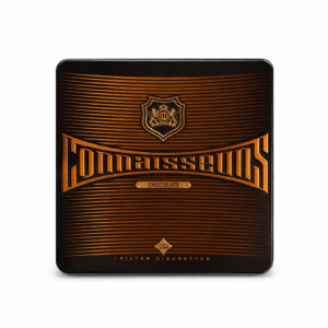 Connaisseurs Filter Cigarillos King Size 20’s premium cigarillos with chocolate and pipe tobacco flavor, mono acetate filter, 84mm
