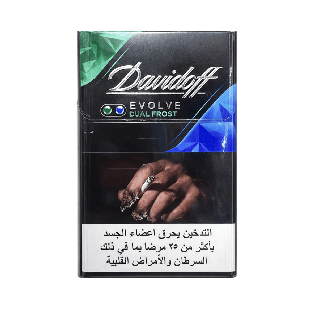 Davidoff Evolve Dual Frost premium cigarettes in Ajman and Sharjah UAE