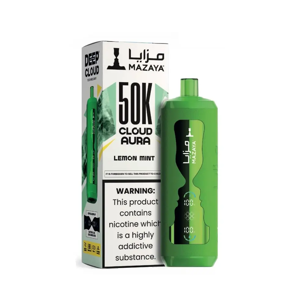 Mazaya Cloud Aura 50000 Puffs disposable vape in UAE Dubai