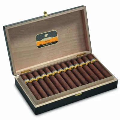Cohiba Maduro 5 Genios Cuban cigar box of 25 premium cigars UAE
