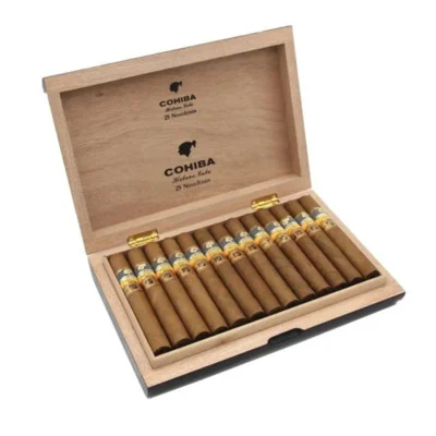 Cohiba Novedosos Cuban cigar box Robusto Extra premium cigars UAE