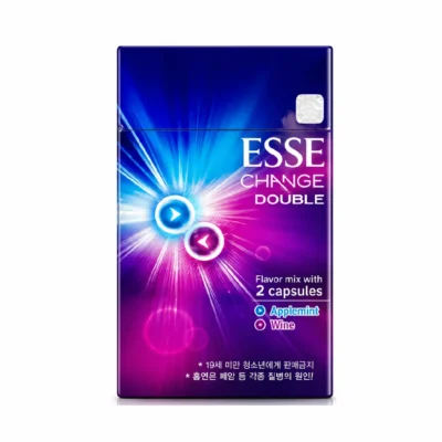 Esse Change Double Applemint & Wine capsule cigarettes super slim pack UAE original