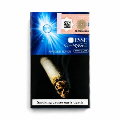 Esse Apple Mint slim cigarettes available in UAE from Asad Smoking