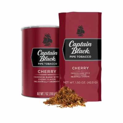 Captain Black Cherry Pipe Tobacco premium aromatic cherry loose cut tobacco UAE