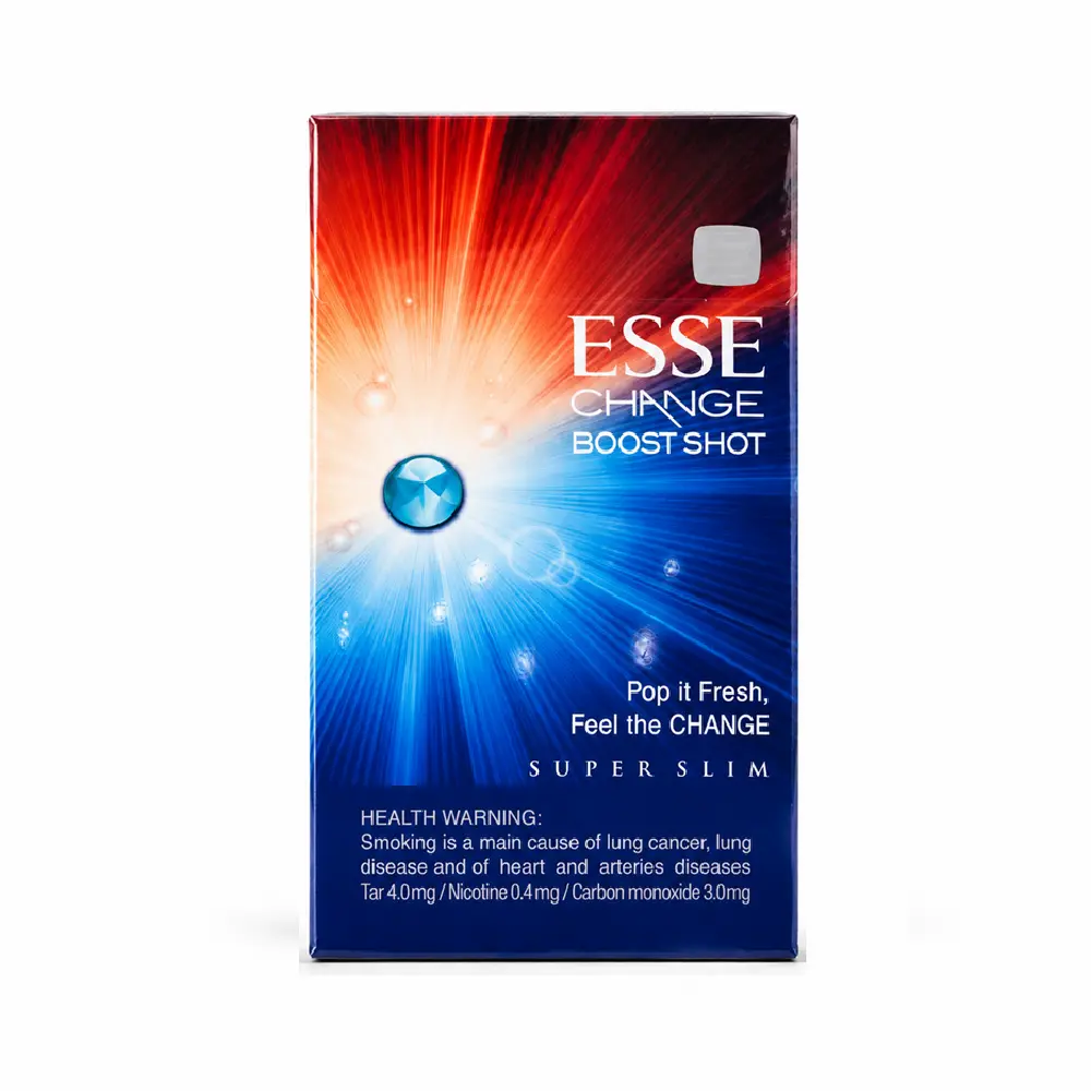 ESSE Change Boost Shot 4mg Super Slim Korean Cigarettes Pack