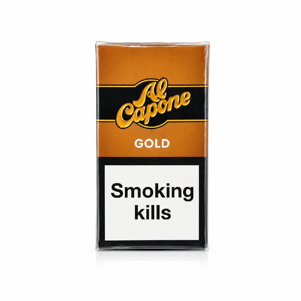 Al Capone Filtered Cigarillos Flame Gold Original UAE
