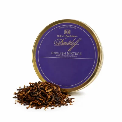 Davidoff English Mixture Pipe Tobacco 50g with Authentic Latakia Manufactured in Denmark