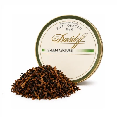 Davidoff Green Mixture Pipe Tobacco 50g Premium Danish Aromatic Blend