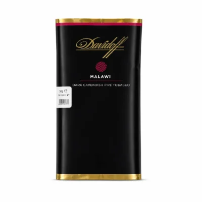Davidoff Malawi Dark Cavendish Pipe Tobacco 50g Premium Danish Aromatic Blend