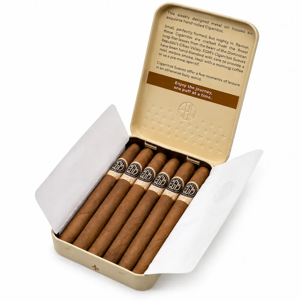 EGM Cigarritos Suaves UAE 6 Handmade Dominican Cigars